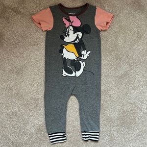 Rags to Raches Minnie Mouse romper